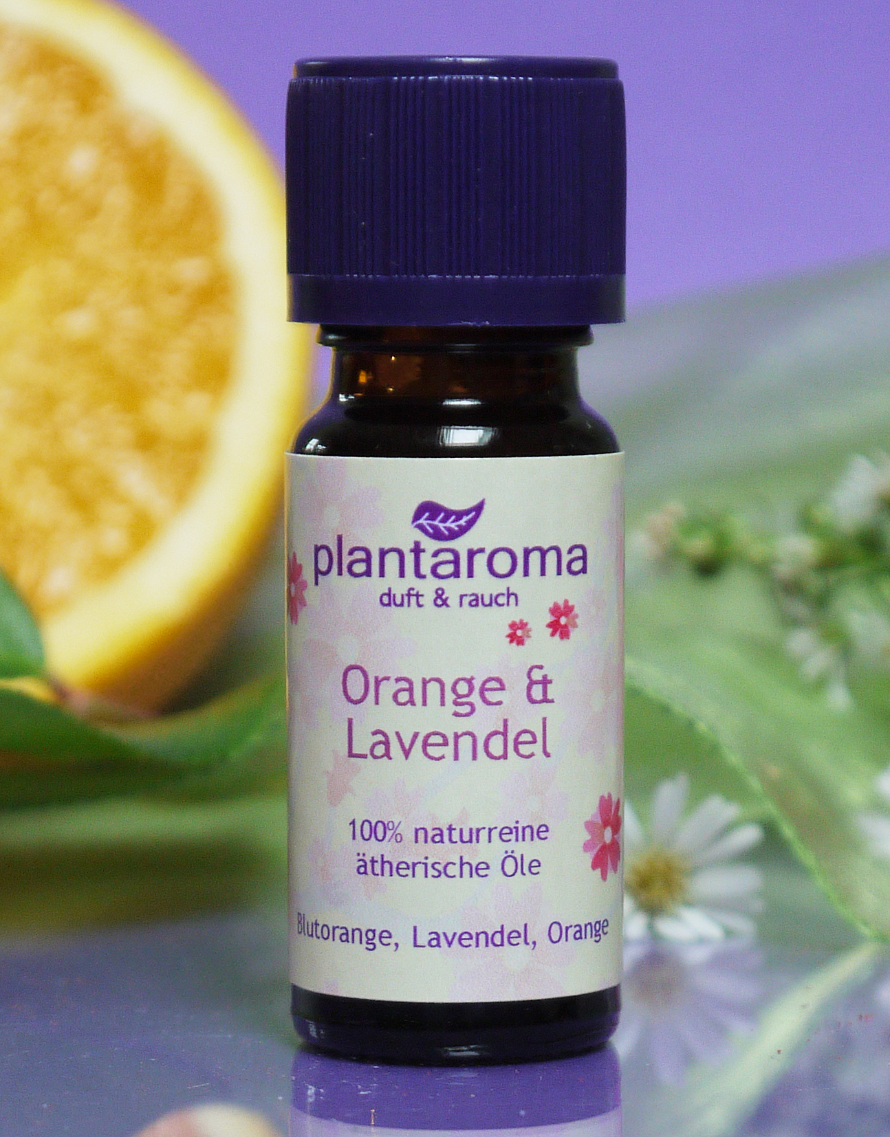 Orange & Lavendel, Lieblingsmischung, 100 % naturreine ätherische Öle