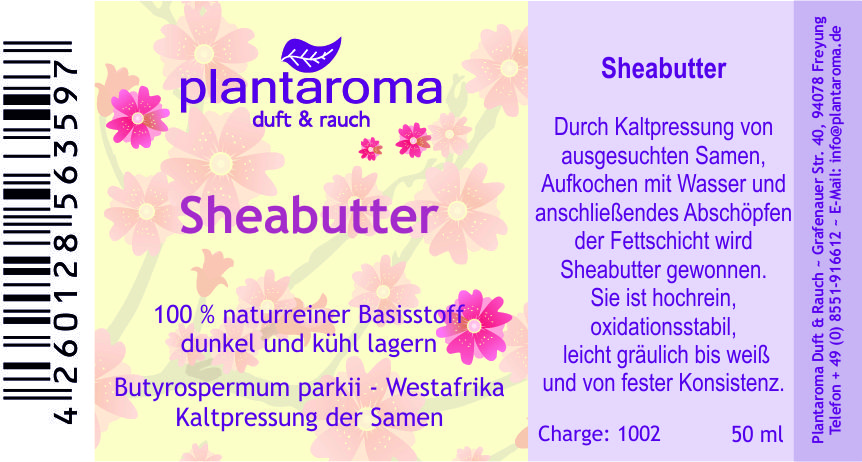 Sheabutter, 100 % naturreiner Basisstoff