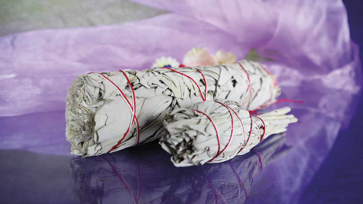 Salbei-Mini-Stick, 100 % naturreines Räucherwerk