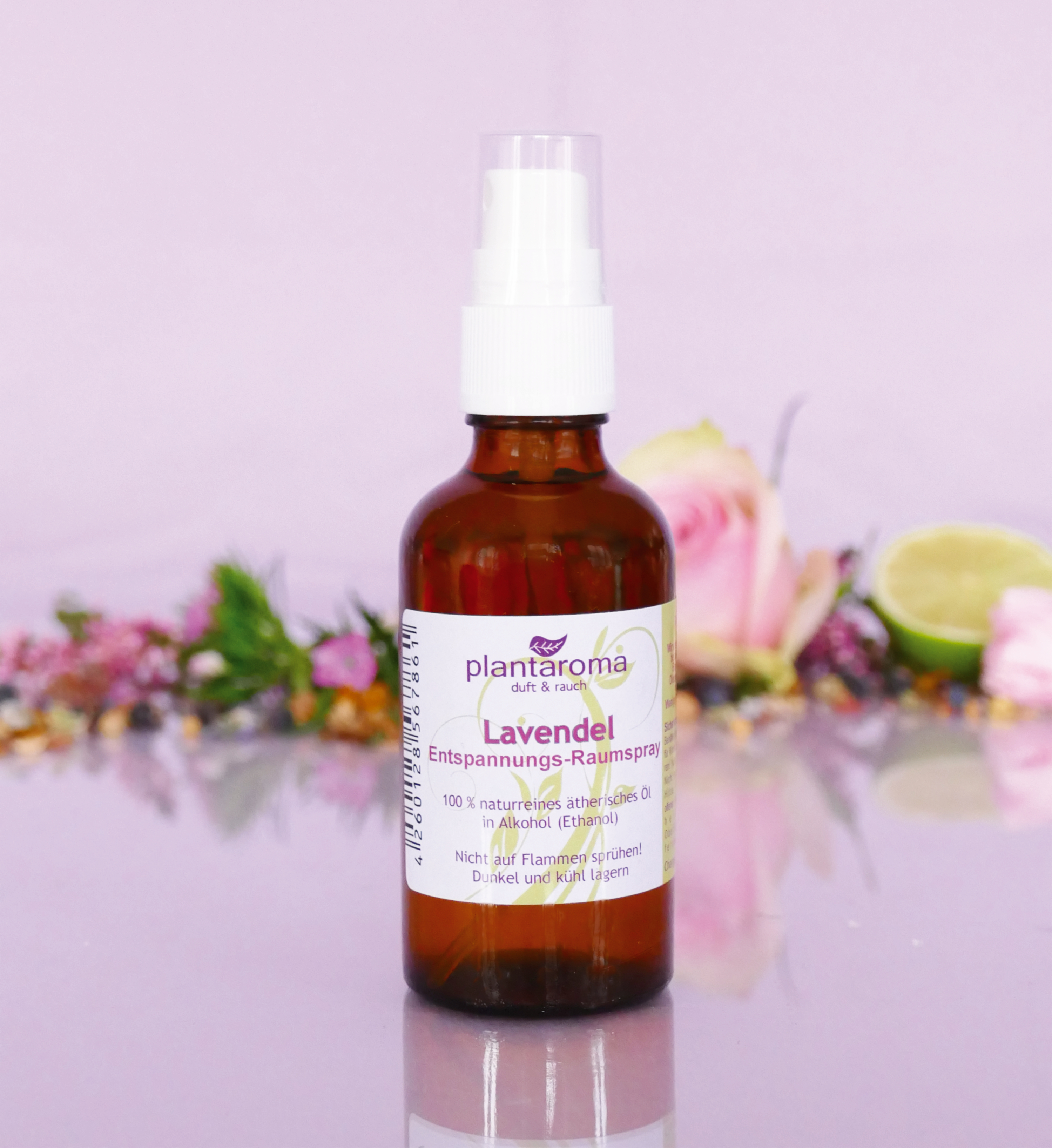 Entspannungs-Raumspray Lavendel, 100 % naturreines Öl in Alkohol