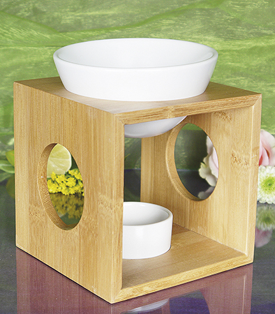 Bambus, Duftlampe Bambus-Keramik