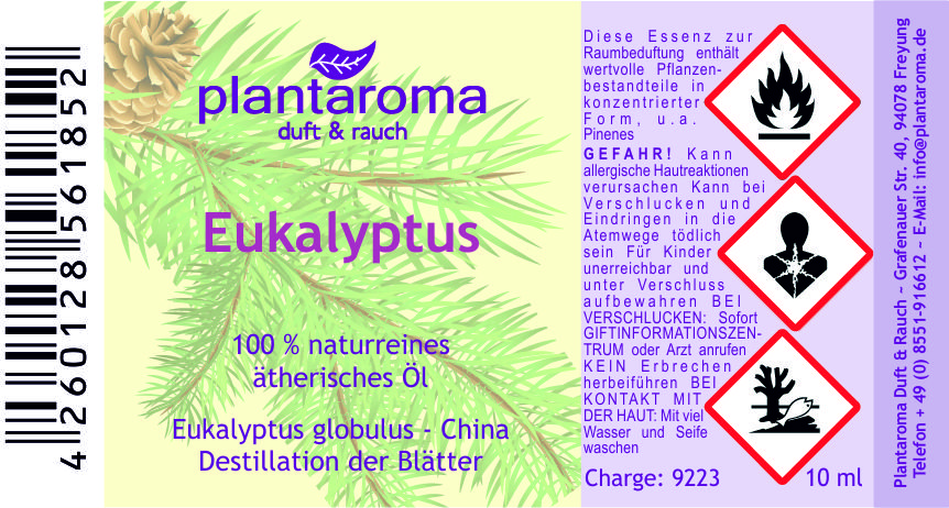 Eukalyptus, 100 % naturreines ätherisches Öl