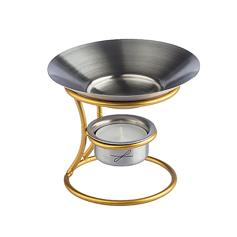 Duftlampe Freya gold/silber