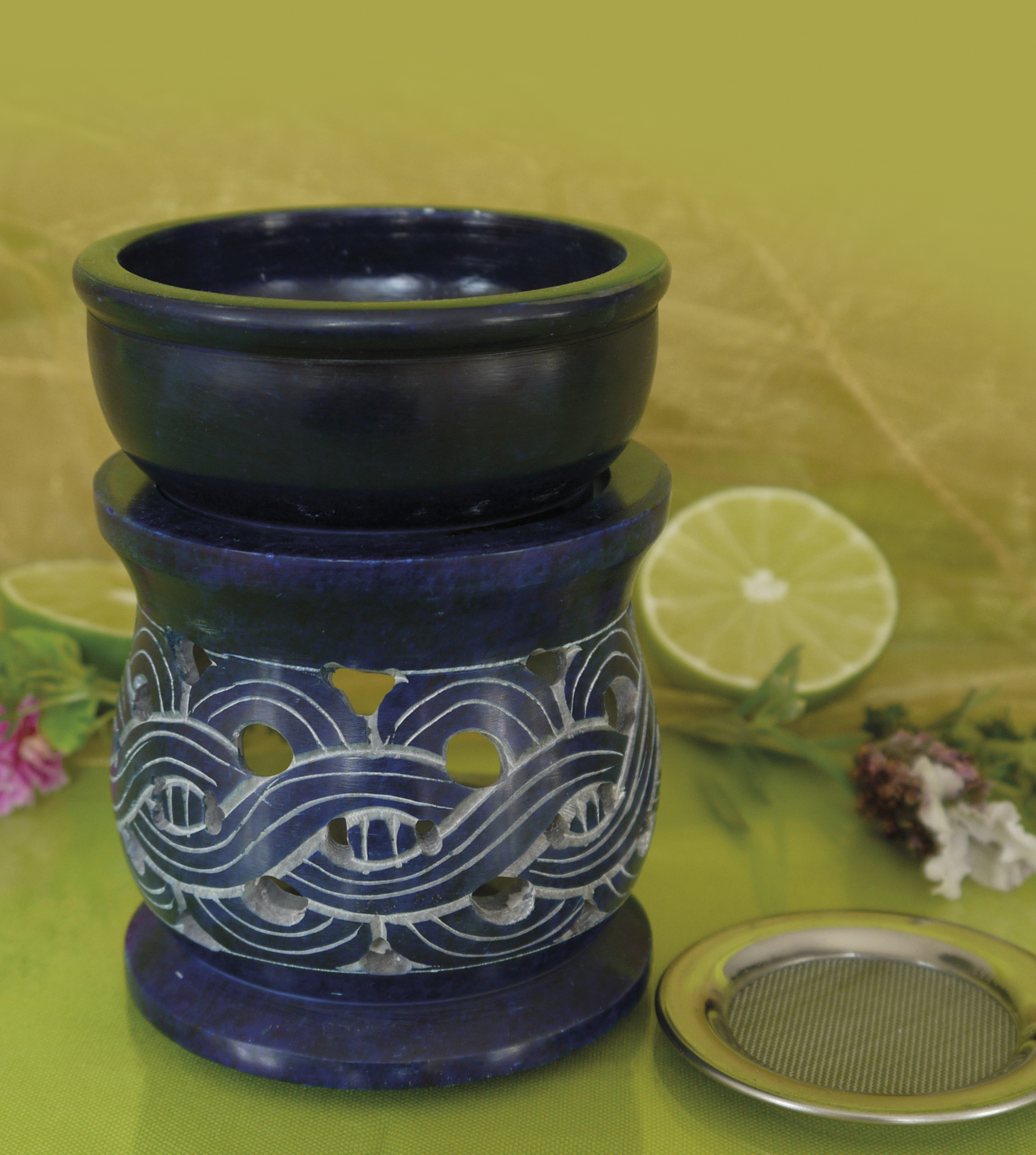 Keltischer Knoten, Aromalampe & Räucherstövchen