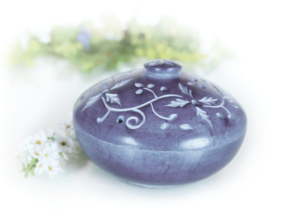 Desna, 6er Set Specksteindöschen