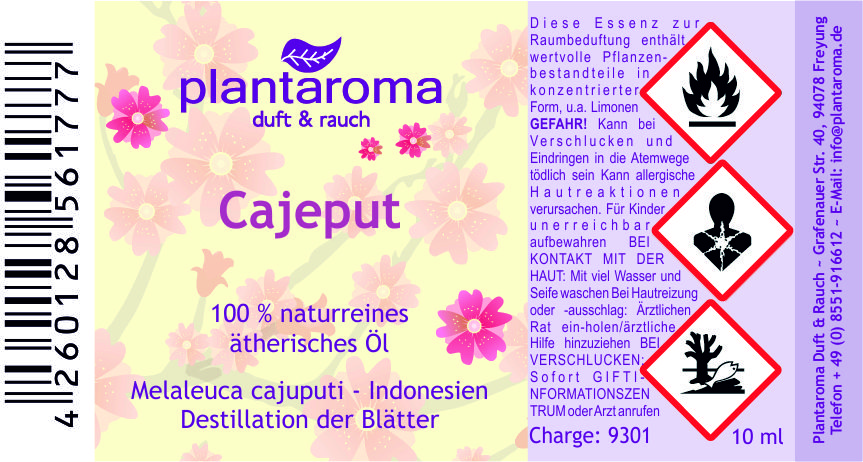 Cajeput, 100 % naturreines ätherisches Öl