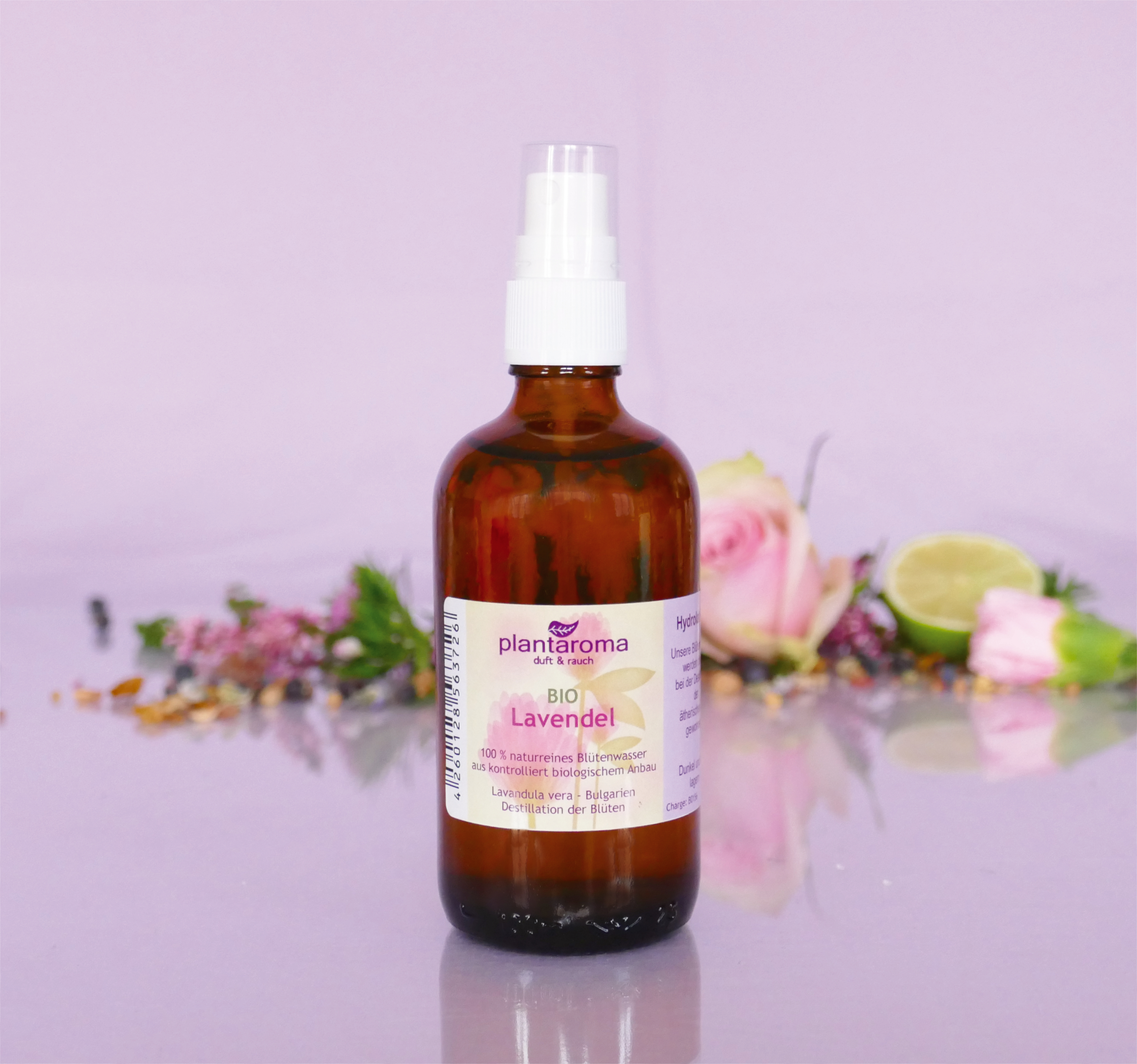 Lavendel Bio, Hydrolat, 100 % naturreines Bl