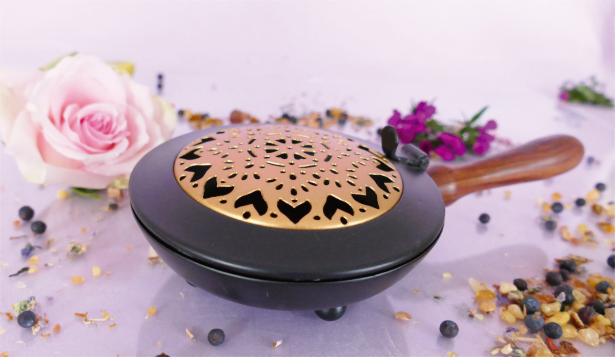 Mandala, Räucherpfanne