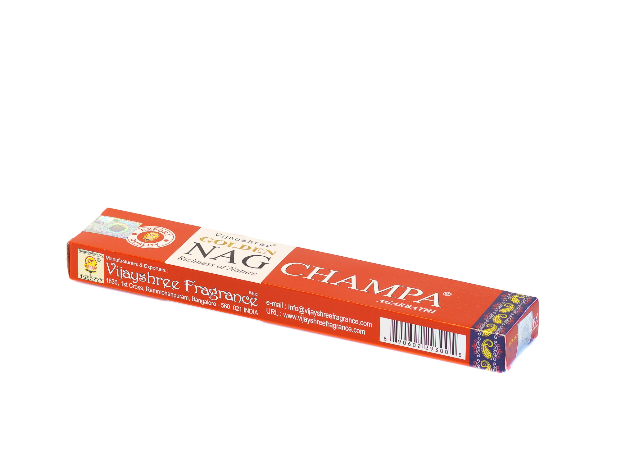 Golden Nag Champa, Räucherstäbchen