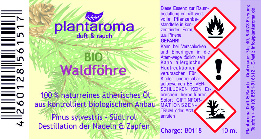 Waldföhre BIO, 100 % naturreines ätherisches Öl