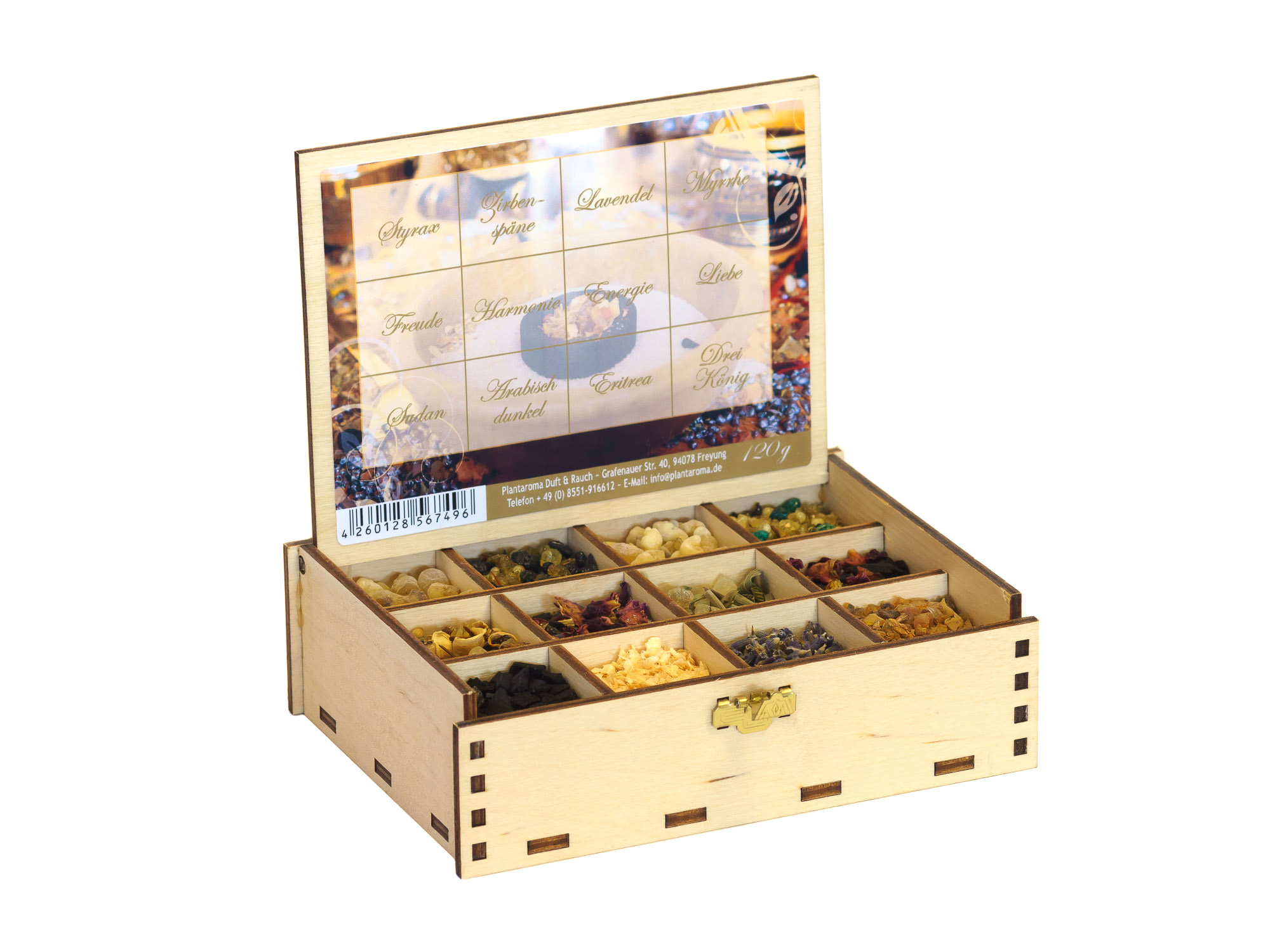 Räucherbox, 100 % naturreine Räucherwaren