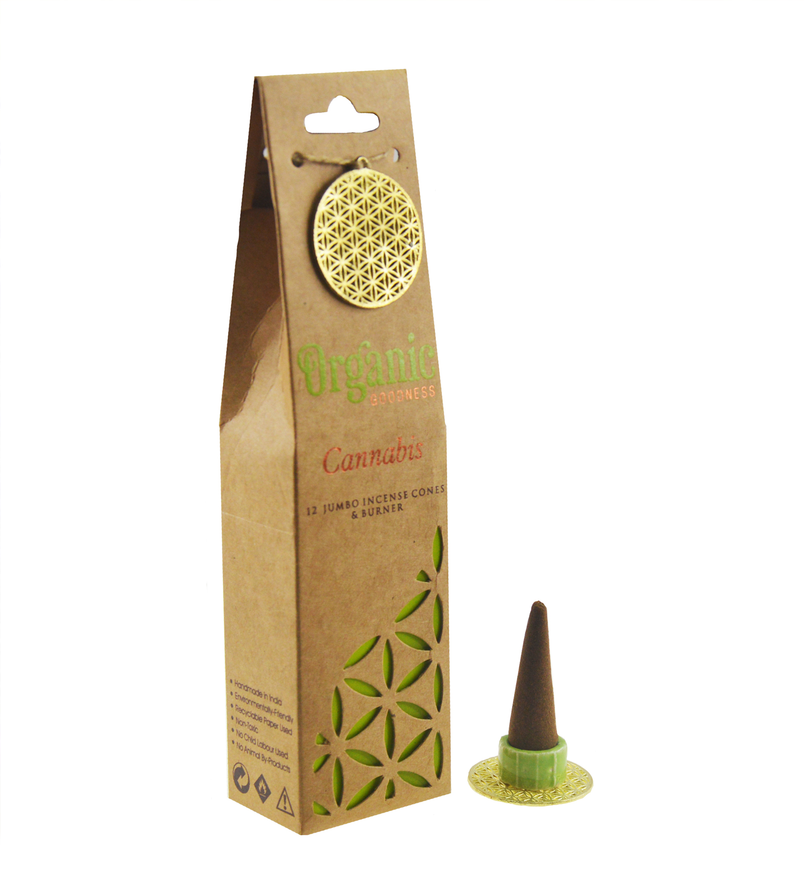 Cannabis - Organic Goodness Räucherkegel