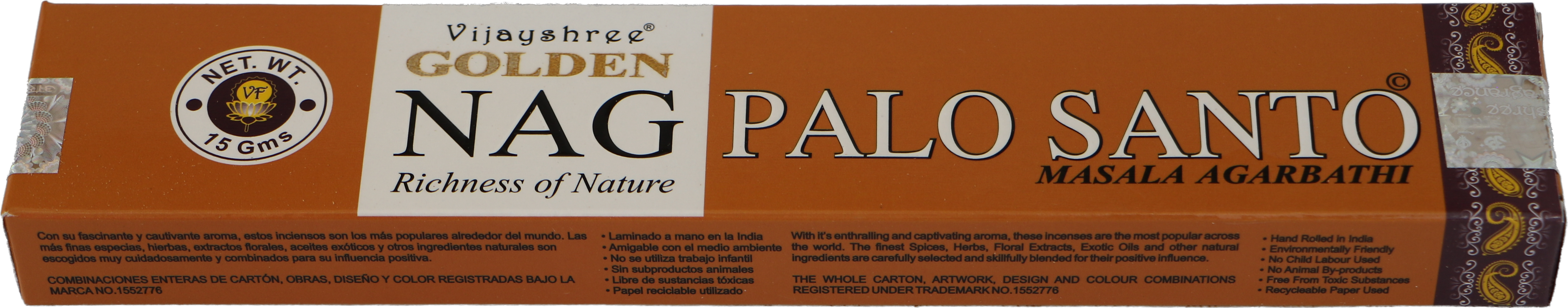 Golden Nag Palo Santo - Räucherstäbchen