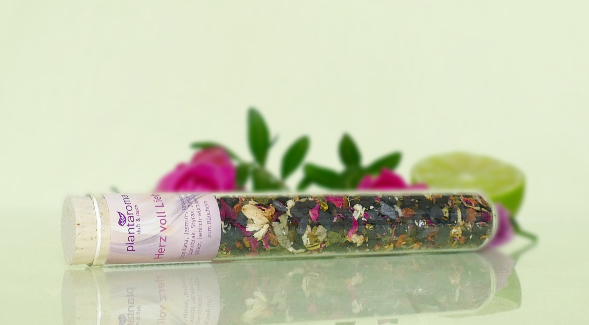 Herz voll Liebe, Magische Räucherung, 100 % naturreines Räucherwerk